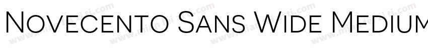 Novecento Sans Wide Medium字体转换